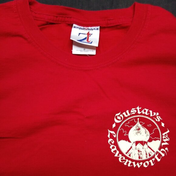 Vintage Gustav's Icicle Ales Leavenworth Washington T-Shirt - Picture 3 of 8